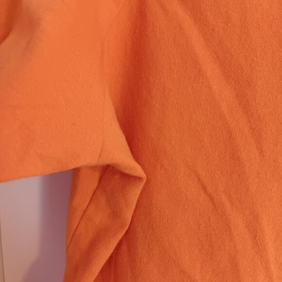 BOB MACKIE WOMEN'S LARGE  ORANGE CAT GRAPHIC TEE - Picture 4 of 7